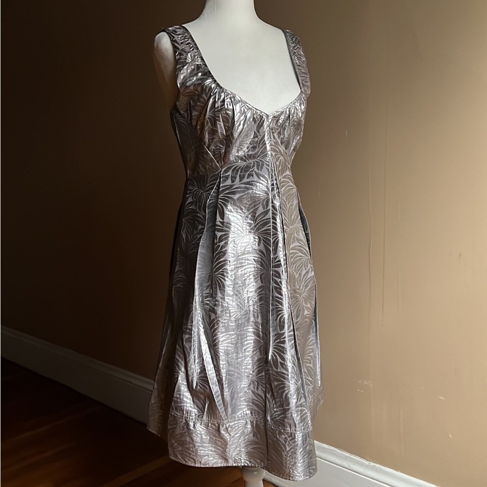 Calvin Klein metallic dress